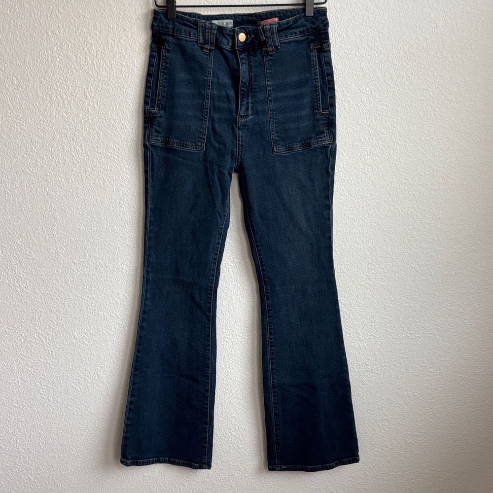 PILCRO Anthropologie The Icon Flare Jeans Dark blue sz 29